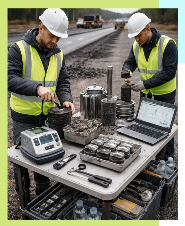 Сертификация асфальта: испытания и подтверждение в Новоалтайске