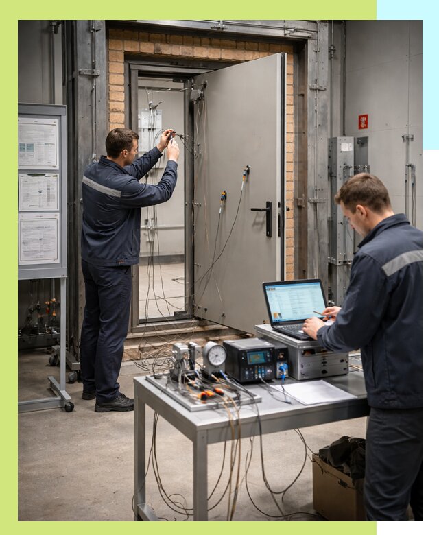 Сертификация противопожарных дверей в Новоалтайске по ГОСТ и ТР