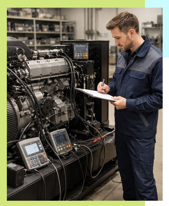 Сертификация дизельных генераторов и их оборудования в Новоалтайске