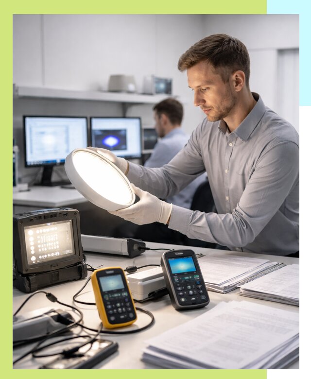 Сертификация светильников в Новоалтайске: испытания и оформление