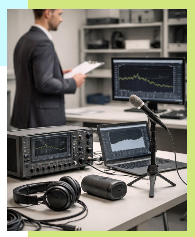 Сертификация аудиотехники в Новоалтайске от 15336 р., Алешин-Нвл