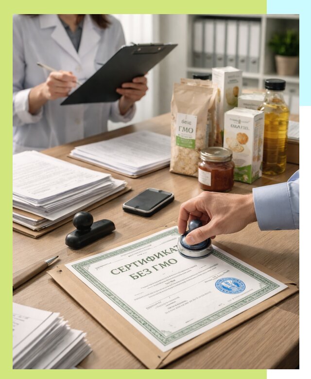Получение сертификата Без ГМО для продукции в Новоалтайске