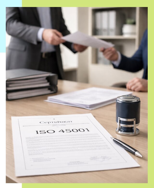 Сертификат ISO 45001 в Новоалтайске под ключ от 46008 р. | Алешин-Нвл